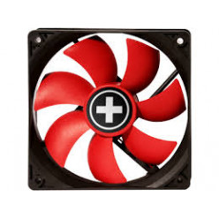 140mm Case Fan - XILENCE XPF140.R.PWM, 1xFDB Fan, Performance C, 140x140x25mm, 700 - 1500 ± 10%rpm, <30dBa, 62.05CFM, hydro bearing, 4Pin with PWM,  Black/Red
